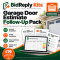 BidReply Kits Garage Door Estimate Follow-Up Pack digital product cover