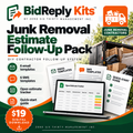 BidReply Kits Junk Removal Estimate Follow-Up Pack digital product cover