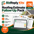 BidReply Kits Roofing Estimate Follow-Up Pack digital product cover